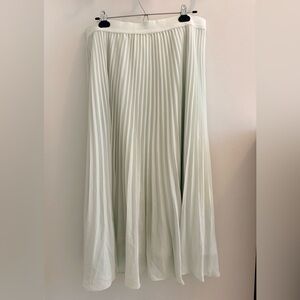 Gentle Fawn x Jilly Box Light Green Pleated Midi Twirl Skirt NWT 2XL